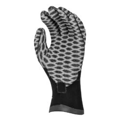 Men's Drylock Texture Skin 5 Finger Glove 3mm -Fit Wetsuit ACV39387 XCEL BLK BCK2 1024x1024 WEB