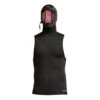 Men's Infiniti 1mm Neoprene Vest With 2mm Attached Hood -Fit Wetsuit ANR102H9 XCEL BLK FRT1 1024x1024 WEB