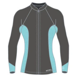 Girls Axis Long Sleeve Front Zip Jacket 2/1mm