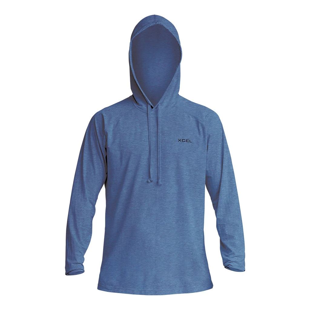 Men's Heathered Ventx Hooded Pullover UV 3 Men's Heathered Ventx Hooded Pullover UV
