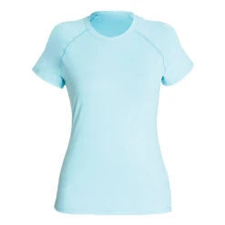 Women's VentX Solid Short Sleeve Relaxed Fit UV -Fit Wetsuit WLM43519 XCEL LTB FRT1 1024x1024 WEB
