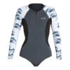 Women's Ocean Ramsey Water Inspired Axis Long Sleeve Front Zip Springsuit 1.5/1mm -Fit Wetsuit WO119AX8 XCEL DLP FRT1 1024x1024 WEB