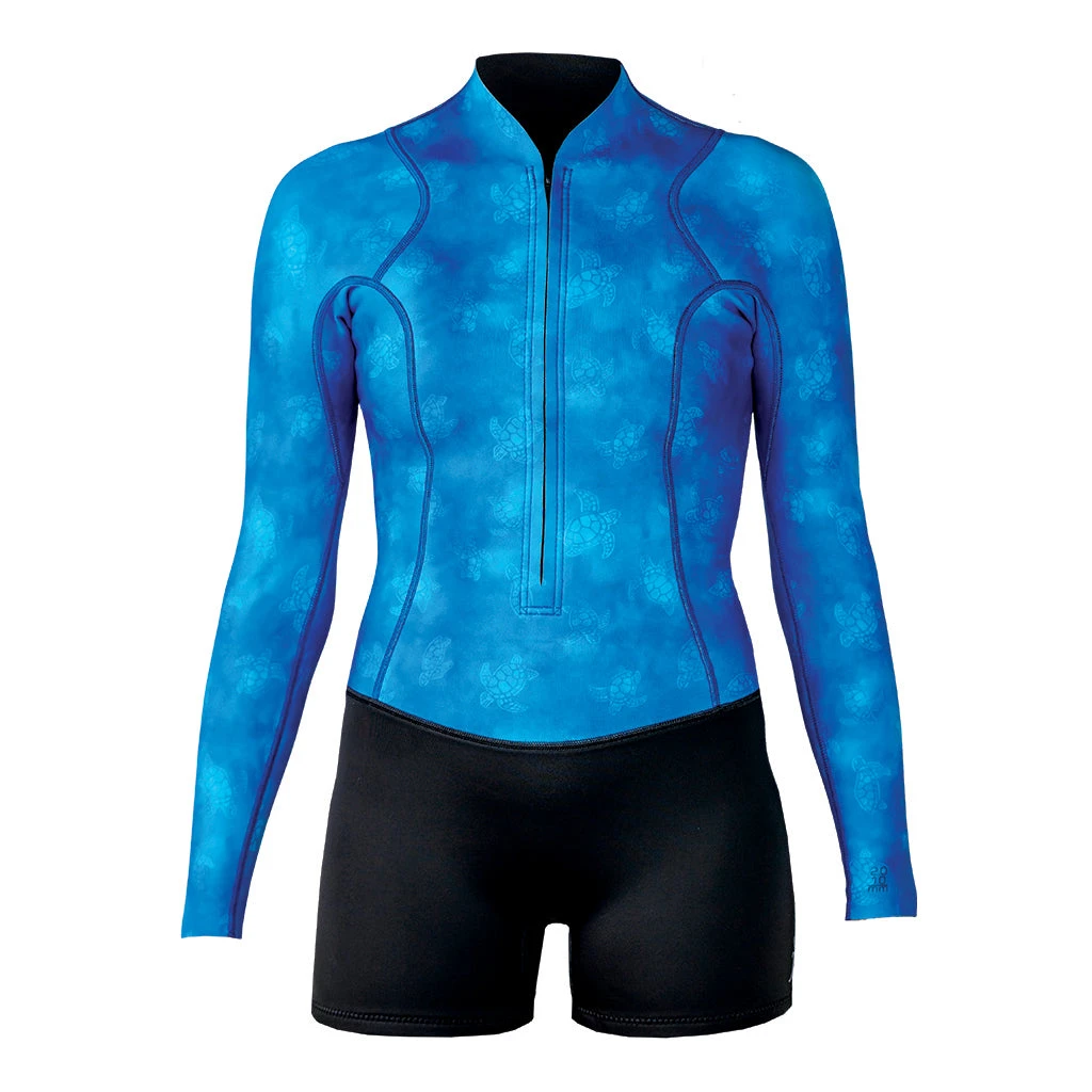 Girls Ocean Ramsey Water Inspired Axis Long Sleeve Front Zip Springsuit 2mm 4 Girls Ocean Ramsey Water Inspired Axis Long Sleeve Front Zip Springsuit 2mm - Image 2