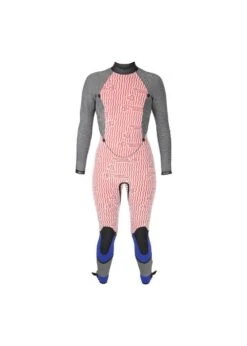 Womens Thermoflex Dive Full Wetsuit 5/4mm -Fit Wetsuit WR54XRU3 BLK 4