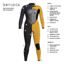 Women's Drylock 6/5mm Front Zip Hooded Full Wetsuit -Fit Wetsuit XCEL FA21 Womens Drylock Split WEB 7d6ab651 0e05 4294 a371 1dde2b7837a0