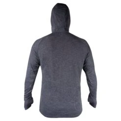 Men's Heathered VentX Hooded Pullover Top W/Face Cover UV -Fit Wetsuit XCEL MLM66HF3 HBK B2 web