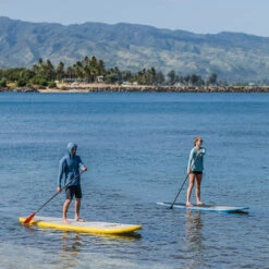 Men's ThreadX Hooded Pullover Long Sleeve UV Top -Fit Wetsuit XCEL SP20 HIShoot Paddle SUP Rider KironJabour kiron jabour and EmilyErickson emi erickson Photo Gonzo gonzolenz AU8Q0671 web