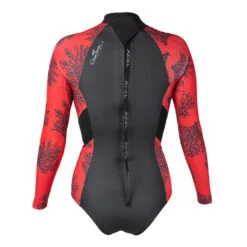 Women's Ocean Ramsey Water Inspired Axis Long Sleeve Back Zip Glide Skin Springsuit 2mm 17 Women's Ocean Ramsey Water Inspired Axis Long Sleeve Back Zip Glide Skin Springsuit 2mm -Fit Wetsuit XCEL WO226AG2 DRP B web