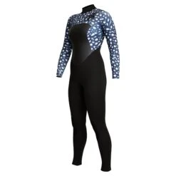 Women's Ocean Ramsey Axis X 4/3mm Front Zip Full Wetsuit -Fit Wetsuit XCEL WO43Z2X2 BSH S web