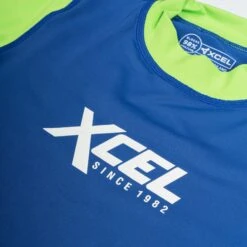 Youth Premium Stretch Color Block Short Sleeve Performance Fit UV Top -Fit Wetsuit Xcel KLC405A2 SAG XD1 DSC06814 web