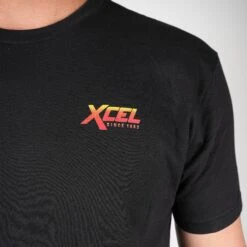 Men's Retro Short Sleeve Tee -Fit Wetsuit Xcel M3600RET BLK XD1 web