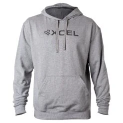 Men's Corp Logo Long Sleeve Hooded Fleece -Fit Wetsuit Xcel MASH6CRP HGR F1 web