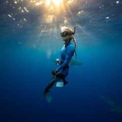 Women's Ocean Ramsey Water Inspired Axis Long Sleeve Back Zip Springsuit 2mm