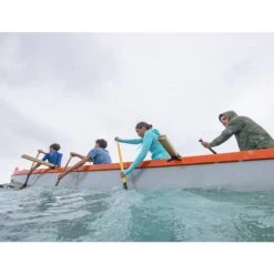 Women's Heathered VentX Long Sleeve Hooded Relaxed Fit UV -Fit Wetsuit Xcel SP24 HI Brian Bielmann014420027 DeSotos 2 web